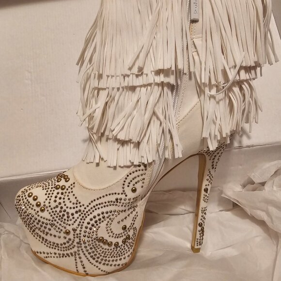 New pair of stiletto platform ankle boots - Picture 4 of 5